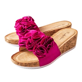 Sandalias de cuña rosas de Estella