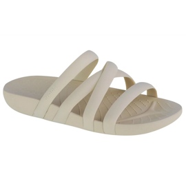 Sandalias Crocs Splash con tiras Mujer 208217-2Y2 beige