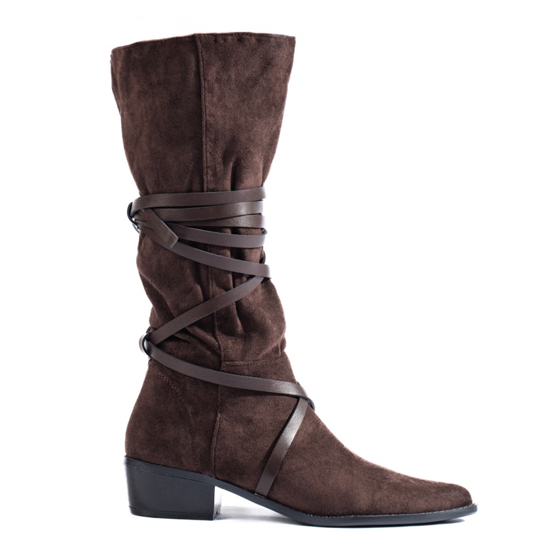 Botas mujer ante marrón Shelovet