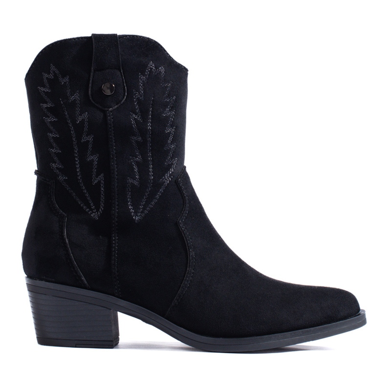 Botas cowboy shelovet ante negro