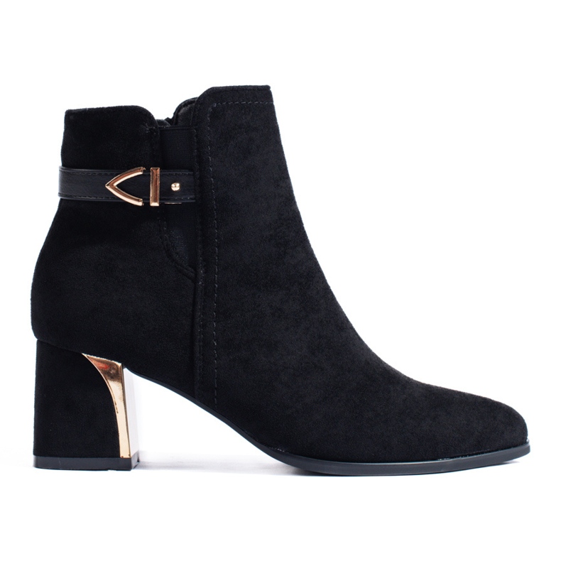 Botas clásicas de ante negras de Shelovet negro