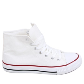Deportivas lona Jude White tobillo blanco Deportivas lona Jude White tobillo blanco
