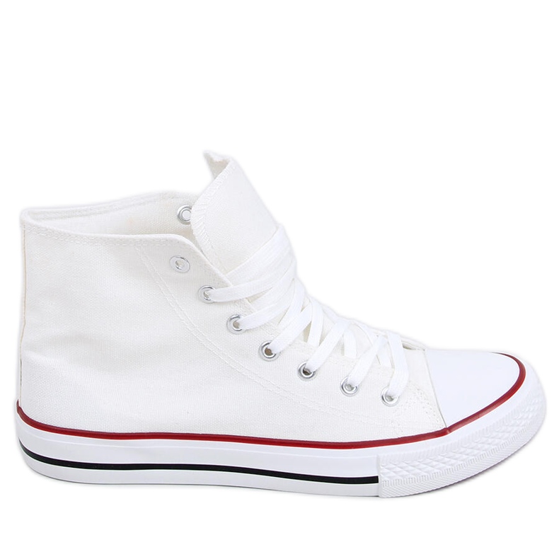 Deportivas lona Jude White tobillo blanco Deportivas lona Jude White tobillo blanco
