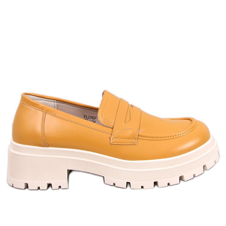 Mocasines plataforma Dench Amarillo