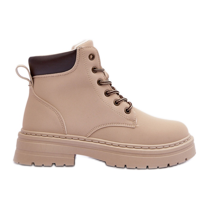 Botas Trapper Mujer Cálido Beige Claro Corbin Botas Trapper Mujer Cálido Beige Claro Corbin
