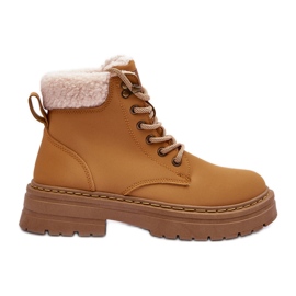Botas De Mujer Con Piel De Oveja Marrón Jette