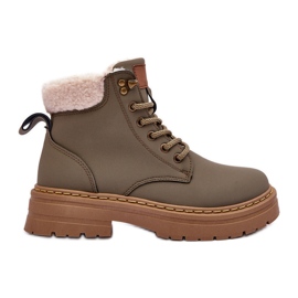Botas De Mujer Con Piel De Oveja Jette Verde
