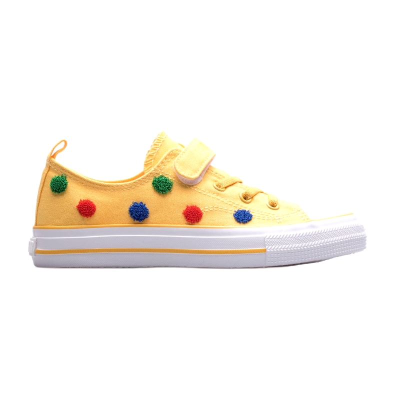 Deportivas Infantiles Con Velcro Big Star JJ374056 Amarillo