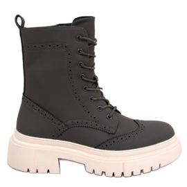 Aubert Botas verdes con cordones