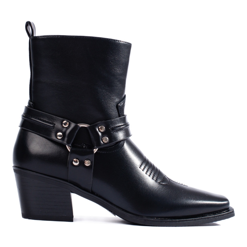 Botas cowboy negras de mujer de Shelovet negro