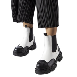 Inna Botas sin cordones en blanco y negro de Albany