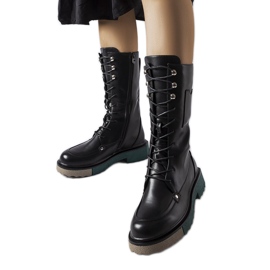 Botas altas negras de Nebida negro