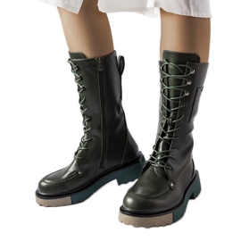 Botas altas Nebida verdes