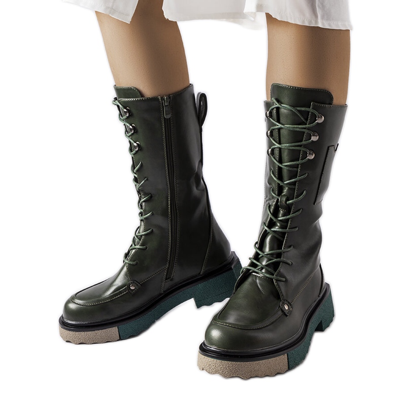 Botas altas Nebida verdes Botas altas Nebida verdes