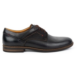 Kampol Zapatos hombre casual elegante piel 333KAM negro
