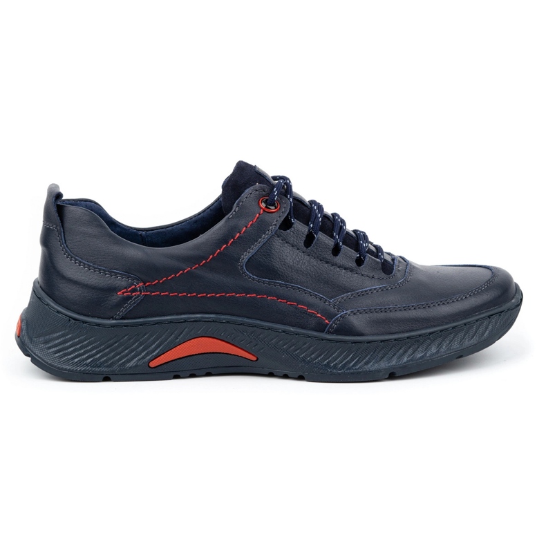 KOMODO Zapatos hombre piel Sport 922K cara azul marino