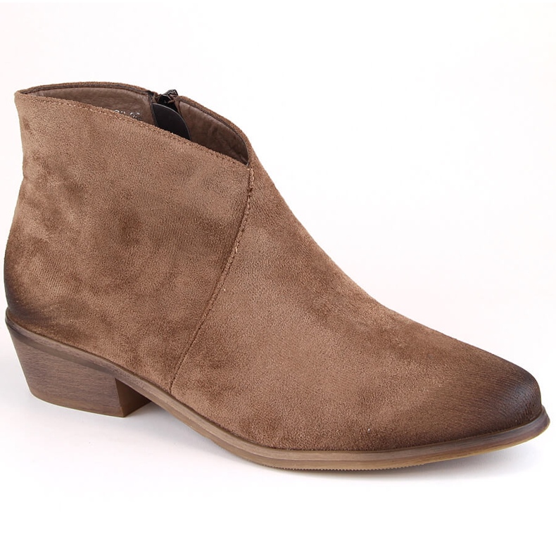 Botas cowboy mujer ante beige Potocki SZ12188