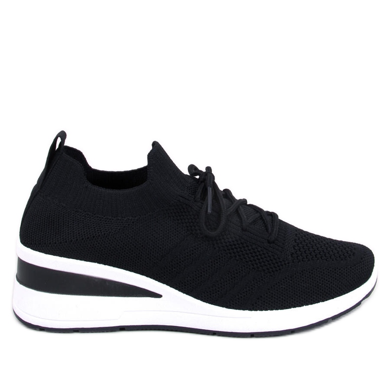 Leakes Zapatillas cuña negras negro Leakes Zapatillas cuña negras negro