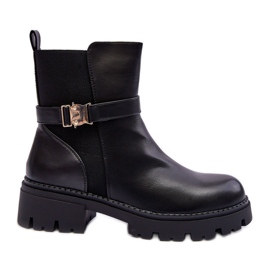 FB2 Botas Jodhpur Mujer Negras Elspetia negro