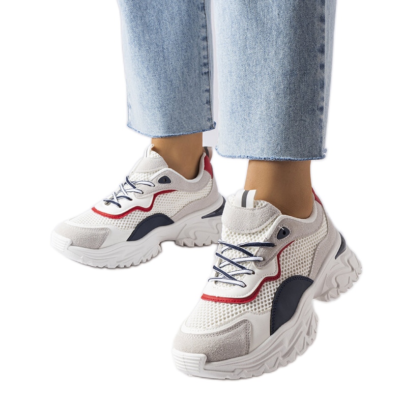 Inna Zapatillas blancas con dibujo visible de Rosita. blanco Inna Zapatillas blancas con dibujo visible de Rosita. blanco