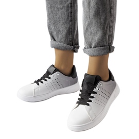 Zapatillas Gordon con efecto degradado blanco