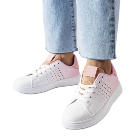 Zapatillas Gordon con efecto degradado blanco