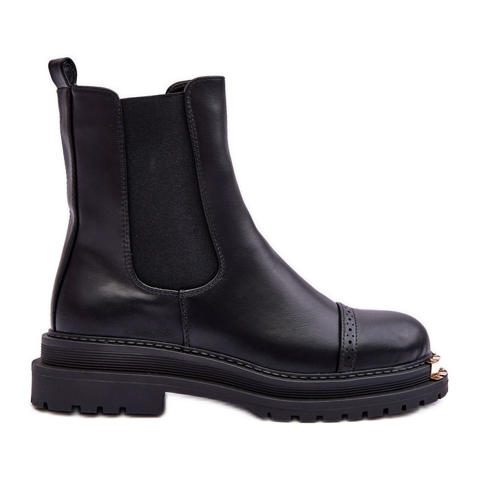 PG1 Botas Chelsea de Mujer Negro Nialee