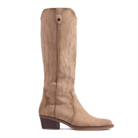 Botas cowboy shelovet ante beige
