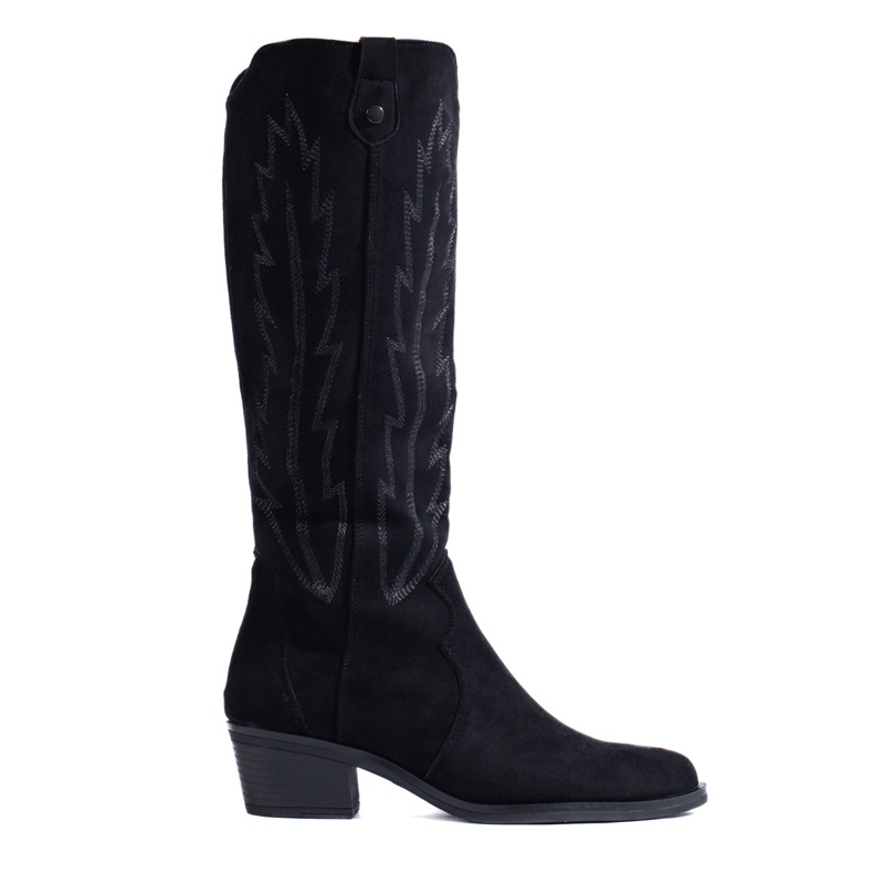 Botas cowboy shelovet ante negro