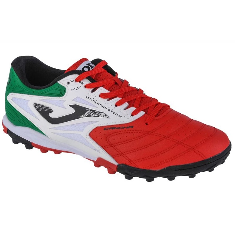 Zapatos Joma Cancha 2216 Tf M CANW2216TFC rojo blanco