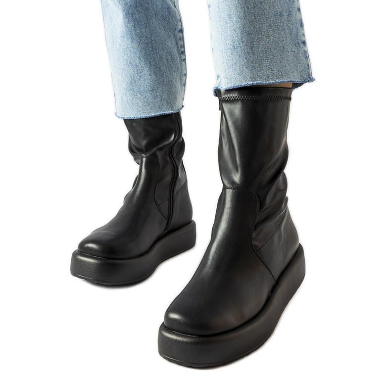 Botas plataforma Valpantena negras negro Botas plataforma Valpantena negras negro