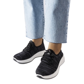 Zapatillas de tela negras de Tommaso negro