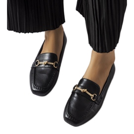 Mocasines decorativos negros de Docherty