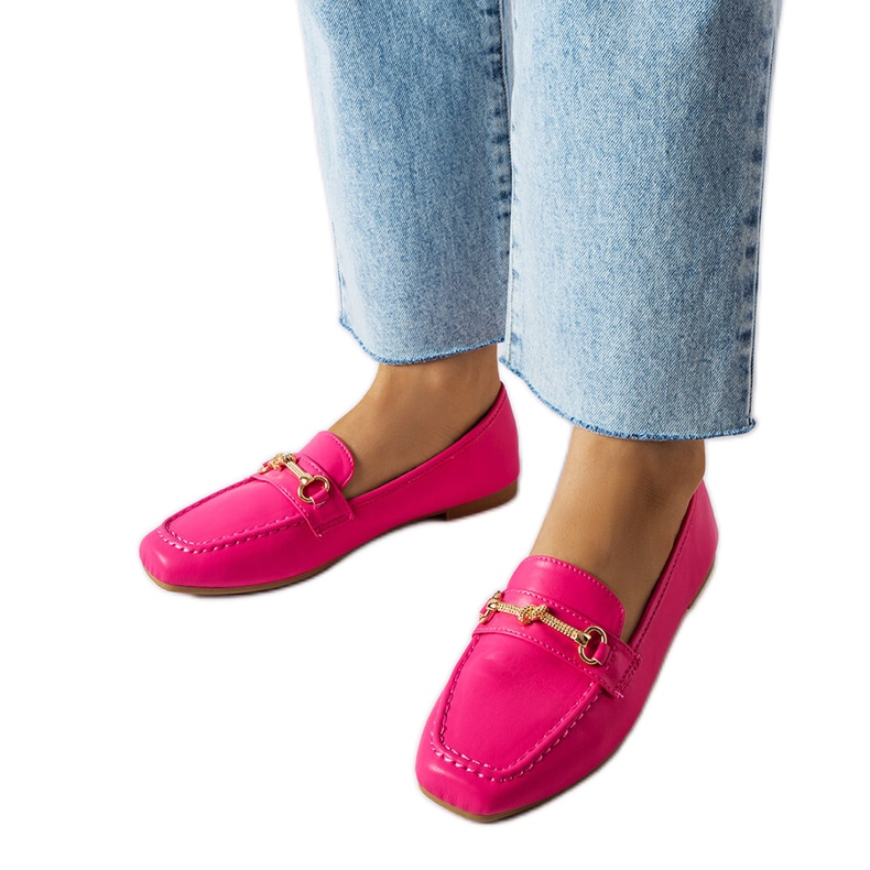 Mocasines decorativos rosas de Docherty rosado