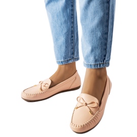 Mocasines lazo beige Via Foria