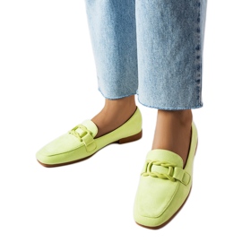 Mocasines con hebilla verdes de Alighiero Mocasines con hebilla verdes de Alighiero
