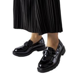 Inna Mocasines Scranton charol negro