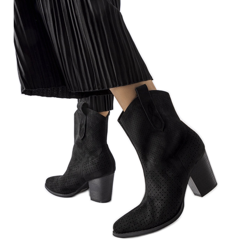 Botas cowboy caladas negras de Desjardins negro