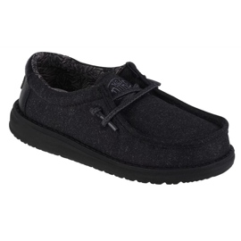 Zapatos Hey Dude Wally Youth Basic 40041-001 negro
