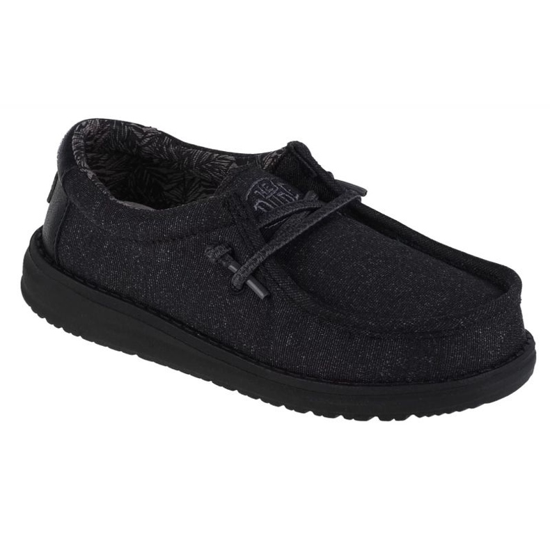 Zapatos Hey Dude Wally Youth Basic 40041-001 negro