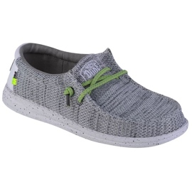 Zapatos Hey Dude Wally Youth Sox Jr 40049-1KA gris