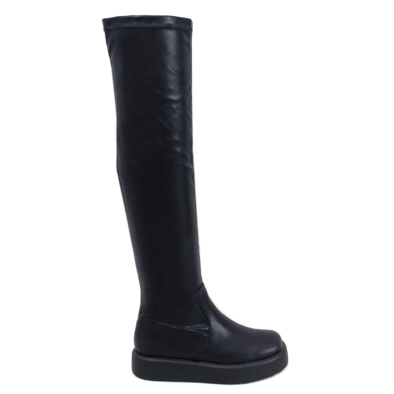 Botas de suela gruesa de Baird Black negro