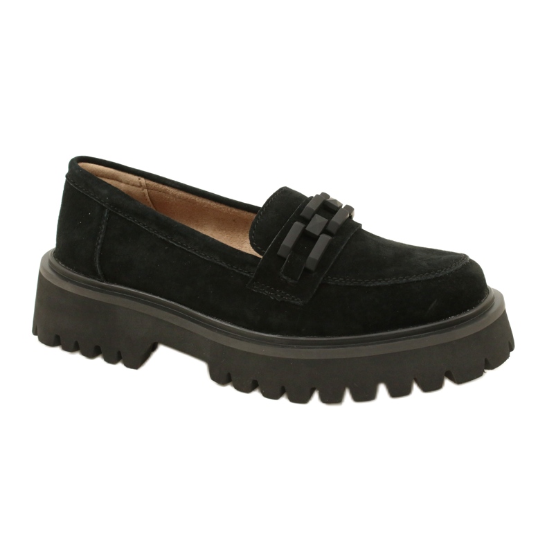 Mocasines de ante Filippo DP4792/23 BK SU negro