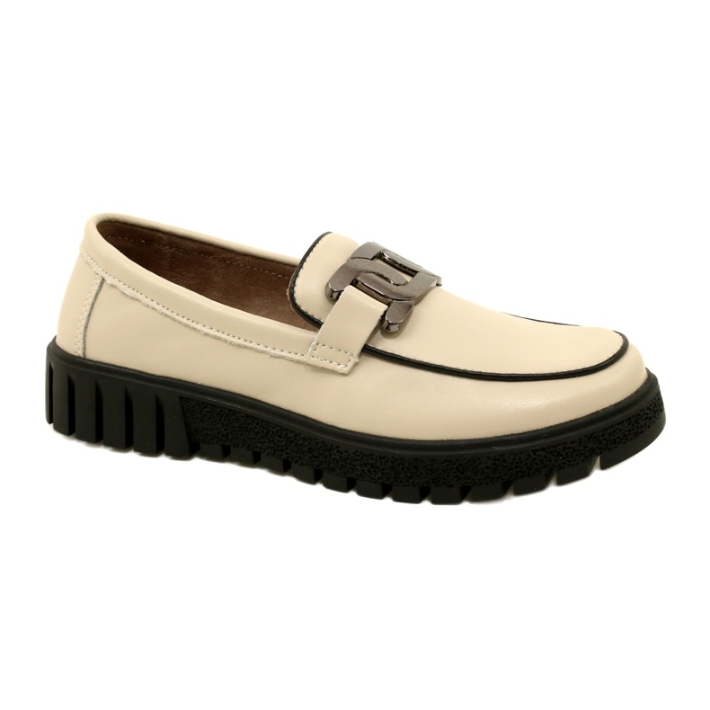 Zapatos de mujer de piel con estilo Filippo DP4728/23 BE beige
