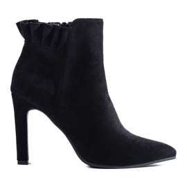 Botas de tacón Shelovet negras para mujer negro