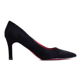 Zapatos de tacón alto en ante negros de Shelovet