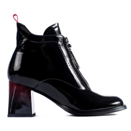 Botines Shelovet charol negro