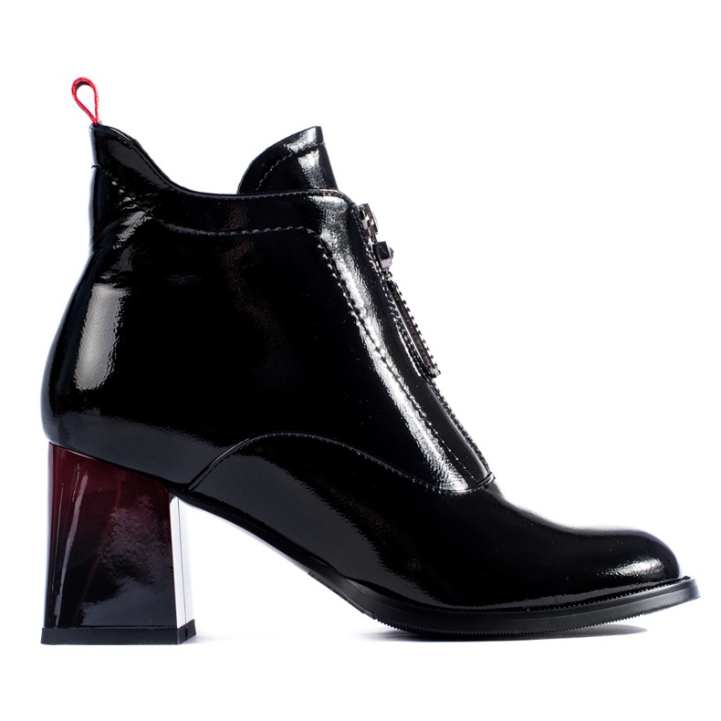Botines Shelovet charol negro