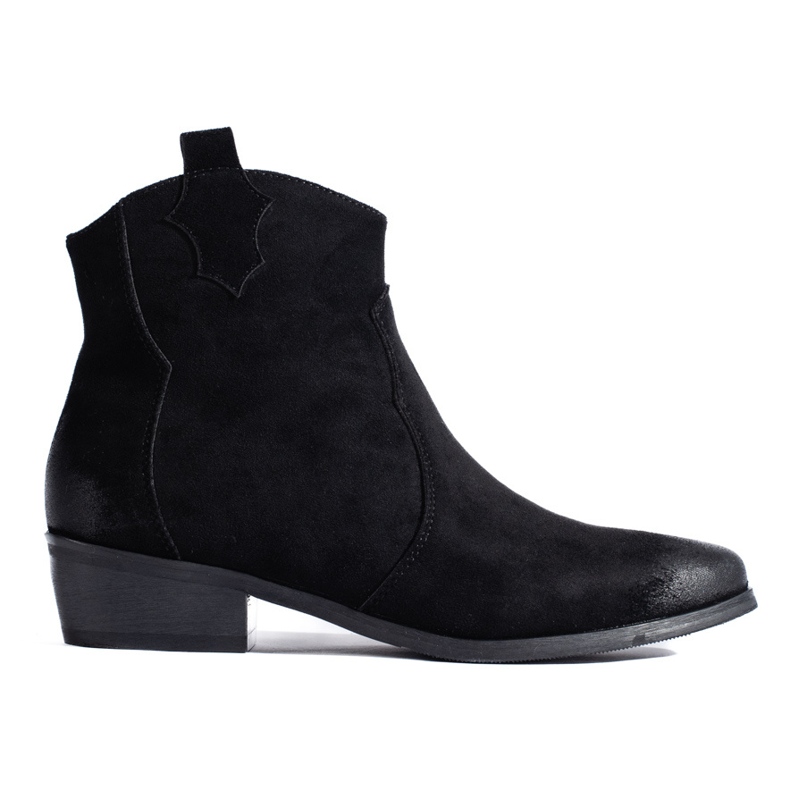 W. Potocki Botas cowboy mujer negras Potocki ante negro W. Potocki Botas cowboy mujer negras Potocki ante negro