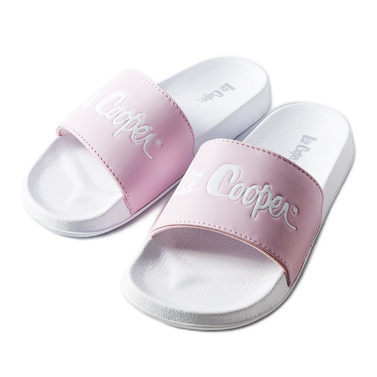 Zapatillas Lee Cooper LCW-23-42-1734L de goma rosa rosado